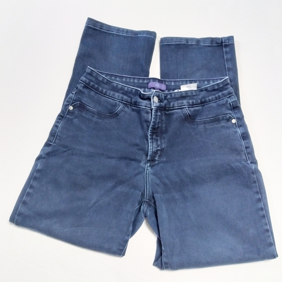 NYDJ Denim - NYDJ Dark Wash High Rise Janice Jeans size 6